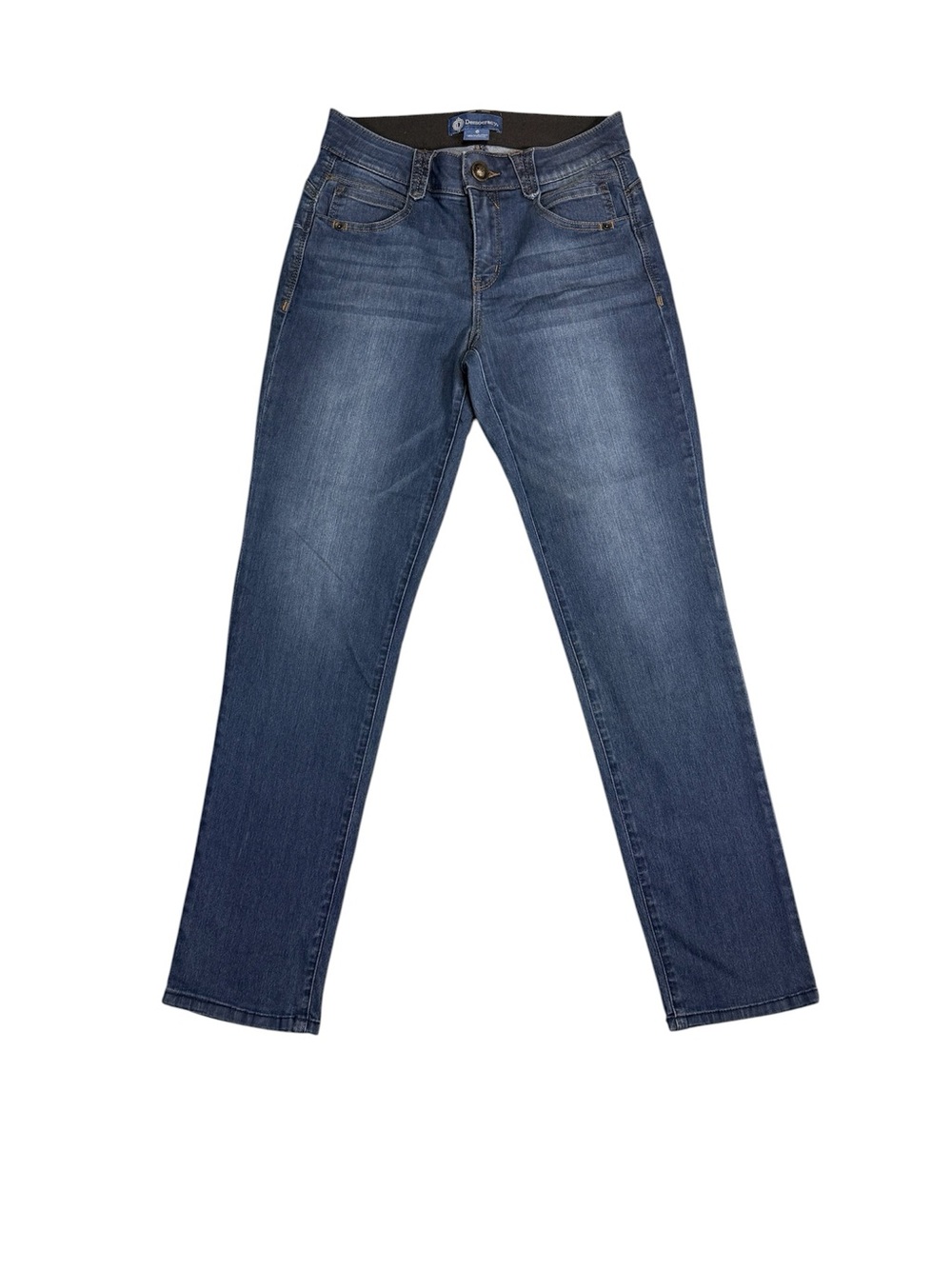 Democracy Ab Solution Straight Skinny Jeans Size 6 Medium Wash